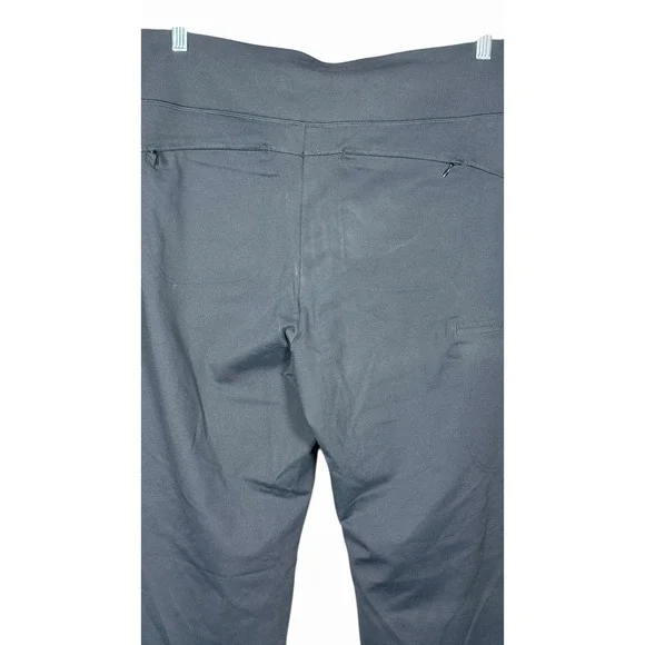 Duluth Trading Co Womens L 31 NoGA Classic Relaxed Fit Pants Straight Black Legs - Picture 7 of 11